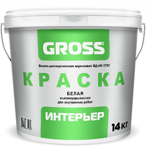 Специальные покрытия и краски GROSS интерьер